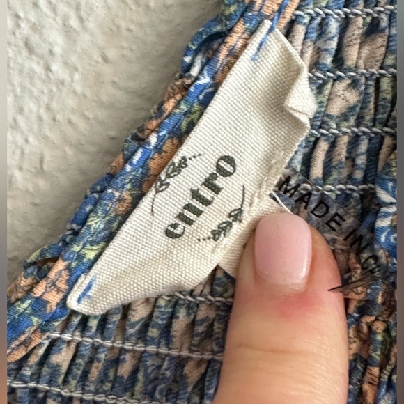 A1 -#15 Ocean blue cut out midi / maxi dress size medium - Picture 3 of 14